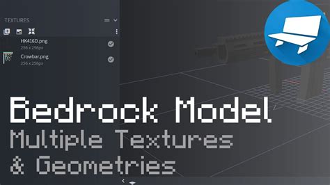 How to use multiple textures in Bedrock geometry .